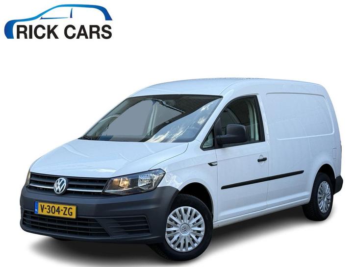 Volkswagen Caddy 2.0 TDI L2H1 BMT Maxi Trendline, Auto's, Bestelauto's, Dealer onderhouden, Lease, Zwart, Handgeschakeld, Wit