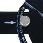 Silverline Super hoekmeter - 550 mm - Zwarte poedercoatin..., Ophalen of Verzenden, Nieuw