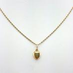 Ketting met hanger - 14 karaat Geel goud - Hartje hanger