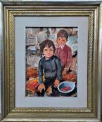 Roberto De Julio (XX) - Venditori di pesce, Antiek en Kunst