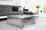 Handgemaakte salontafel ABSTRACT 60cm aluminium, Huis en Inrichting, Tafels | Salontafels, Ophalen of Verzenden, Nieuw