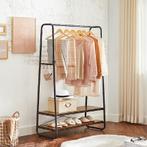 Kledingrek Industrieel met 2 Planken en 6 Haken 100×45×160, Kleding | Dames, Kledingrekken, Verzenden, Nieuw