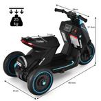 Elektrische 6V Scooter met Verlichting Driewieler Kindermoto
