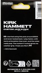 Jim Dunlop Kirk Hammett Jazz III plectrum 1.38 mm 6-pack, Muziek en Instrumenten, Ophalen of Verzenden, Nieuw, Elektrische gitaar
