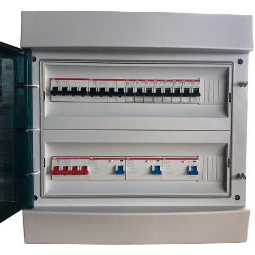 ABB groepenkast IP65 met 8 groepen, 2 krachtgroepen, 3, Doe-het-zelf en Verbouw, Elektra en Kabels, Nieuw, Ophalen of Verzenden
