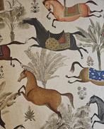 300x280cm! LINO Tessuto Chevalier Cavalli in de race -