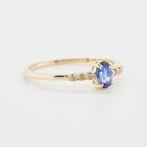 Zonder Minimumprijs - Ring 14 kt. - 0.64ct. tw. Saffier, Sieraden, Tassen en Uiterlijk, Ringen, Nieuw