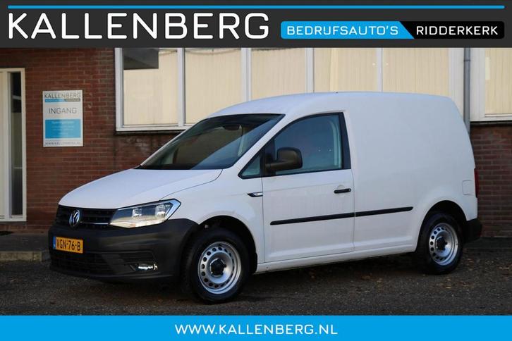Volkswagen Caddy 2.0 TDI L1H1 Comfortline / Trekhaak / App c, Auto's, Bestelauto's, Lease, Handgeschakeld, Wit, Financial lease