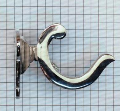 Kapstokhaak Enkel Nikkel Glans, Huis en Inrichting, Woonaccessoires | Kapstokken, Nieuw, Ophalen of Verzenden
