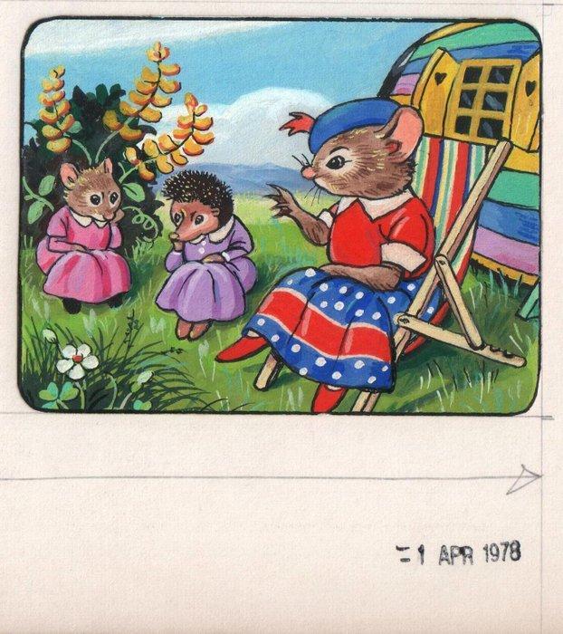 Harold Tamblyn Watts (1900-1999) - Kathy Country Mouse, Antiek en Kunst, Kunst | Schilderijen | Klassiek