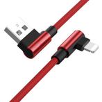 Oplaadkabel 90° 3M voor iPhone Lightning 8-pin - 3 Meter -, Verzenden, Nieuw