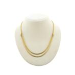 Gouden omega collier (Ketting), Sieraden, Tassen en Uiterlijk, Kettingen, Ophalen of Verzenden, Gebruikt, Overige kleuren, Goud