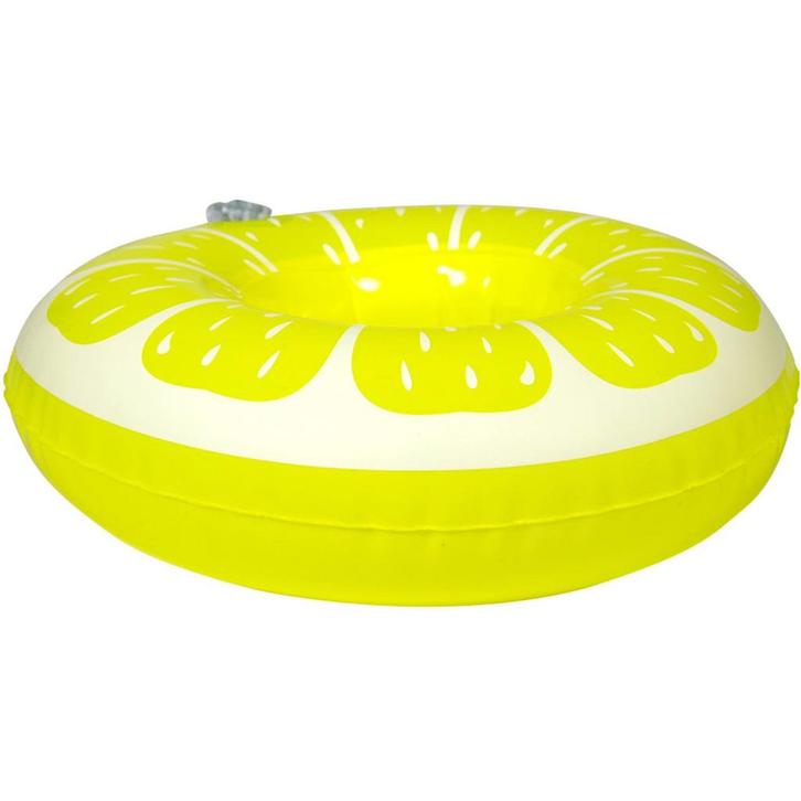 Opblaas Citroen Bekerhouder 17cm, Hobby en Vrije tijd, Feestartikelen, Nieuw, Verzenden