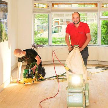 Actie! Uw houten vloer stofvrij schuren nu met 25% korting beschikbaar voor biedingen