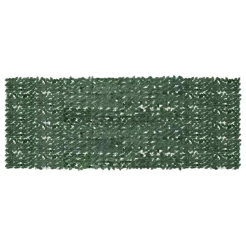 vidaXL Balkonscherm met donkergroene bladeren 400x150 cm, Tuin en Terras, Zonneschermen, Nieuw, Verzenden