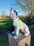 Beeld, sitting French bulldog artistically finished, Antiek en Kunst