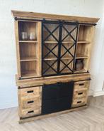 Nieuwe Buffetkast Lotte/ Bilbao mangohout metaal zwart SALE, Huis en Inrichting, Kasten | Buffetkasten, Overige houtsoorten, Landelijk industrieel 
