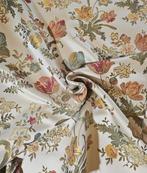 San Leucio Floral Stof Champagne Kleur - Exclusieve Jacquard