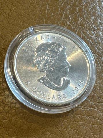 Canada. 5 Dollars 2015 - Maple Leaf, 1 Oz (.999) (Zonder beschikbaar voor biedingen