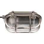 Bailey Scheepslamp Ahoi E27 Alu Nikkel Ovaal IP64, Ophalen of Verzenden, Nieuw