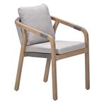 Garden Impressions Alora lounge dining stoel - grey sand, Tuin en Terras, Verzenden, Nieuw