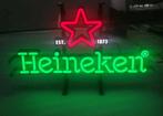 Heineken Neon/Led Verlichting 40 x 25 x 11 cm, Verzamelen, Biermerken, Nieuw, Reclamebord, Plaat of Schild, Heineken, Verzenden