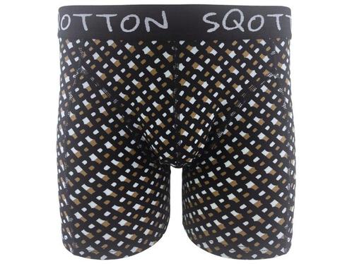 Boxershort - SQOTTON® - B-Style  - Zwart, Kleding | Heren, Ondergoed, Verzenden