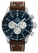 TW Steel VS121 Volante  chronograaf horloge 48 mm, Overige merken, Staal, Verzenden, Polshorloge