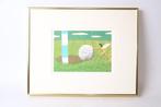 Limited edition houtsnede Angel - Papier - Keita Takazawa, Antiek en Kunst