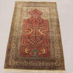 Vloerkleed - 132 cm - 88 cm - Zijden Turkse Kayseri tapijt., Huis en Inrichting, Nieuw