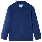 vidaXL Kindervest met rits 92 marineblauw, Verzenden, Nieuw