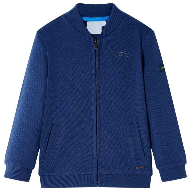 vidaXL Kindervest met rits 92 marineblauw, Kinderen en Baby's, Kinderkleding | Overige, Nieuw, Verzenden