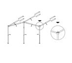 Campking Ameland Staal Luifelframe 25/22 mm, Caravans en Kamperen, Nieuw