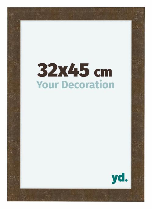 Fotolijst 32x45 cm - Goud Antiek - MDF - Como, Huis en Inrichting, Woonaccessoires | Lijsten, Nieuw, Verzenden