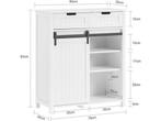 Moderne keukenkast - dressoir met schuifdeur - dressoir -, Verzenden, Nieuw