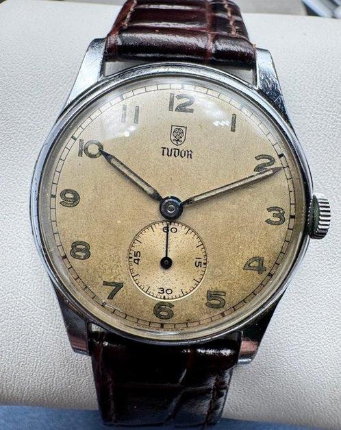 Tudor - Military Vintage 1940s - Zonder Minimumprijs - Heren, Sieraden, Tassen en Uiterlijk, Horloges | Antiek