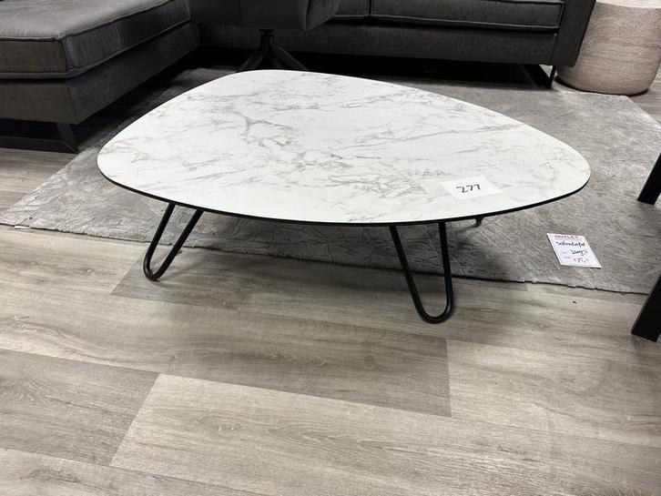 Salontafel Xooon, travetin, HPL organisch, Huis en Inrichting, Tafels | Salontafels