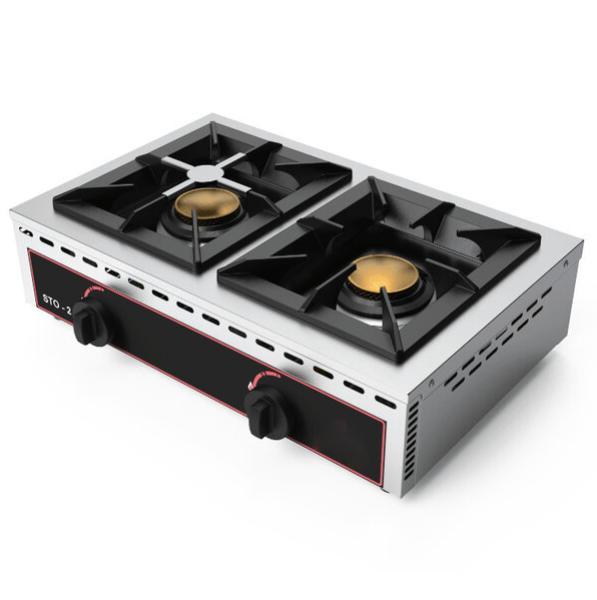 Gold Catering Equipment | Fornuis | Gas | 2 Branders | 690x5, Zakelijke goederen, Horeca | Keukenapparatuur, Nieuw in verpakking