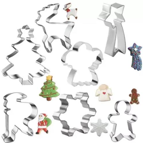 Ruhhy Kerstuitstekers Set van 7 - Metalen Vormen voor Fee..., Diversen, Kerst, Nieuw, Ophalen of Verzenden