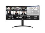 Lg - UWQHD  Monitor - 34 inch, Computers en Software, Monitoren, Verzenden, In hoogte verstelbaar, VA, Nieuw