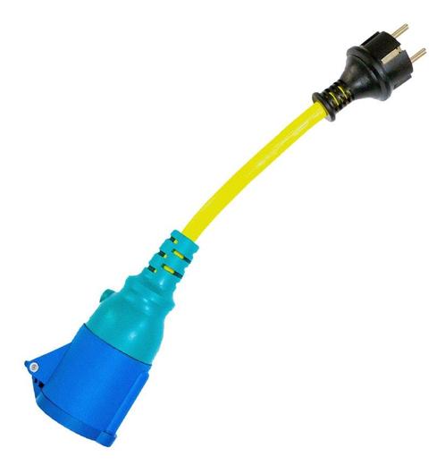 Walstroom Verloopstekker - Schuko naar CEE, Watersport en Boten, Navigatiemiddelen en Scheepselektronica, Nieuw, Ophalen of Verzenden
