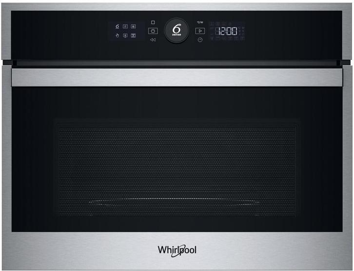 Whirlpool WMW47HMX inbouw combi-magnetron - rvs, Witgoed en Apparatuur, Magnetrons, Inbouw, Combimagnetron, Nieuw, Draaiplateau