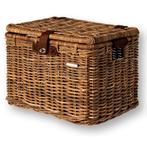 Basil Mand  riet denton basket L 45x32x32 nature brown, Fietsen en Brommers, Fietsaccessoires | Fietsmanden, Nieuw