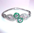 Armband - 18 karaat Witgoud - 3.50ct. tw. Diamant, Sieraden, Tassen en Uiterlijk, Armbanden, Nieuw