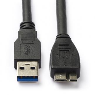 USB A naar Micro USB kabel | 1 meter | USB 3.0, Computers en Software, Pc- en Netwerkkabels, Nieuw, Verzenden