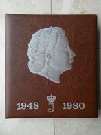 Nederland. Album Juliana 1948-1980 compleet inkl zilver. 158, Postzegels en Munten, Munten | Nederland