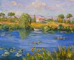 R. Vincent (1954) - Etang à Brignole en Provence oeuvre de, Antiek en Kunst