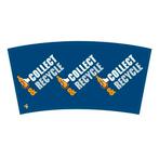 Wikkel blauw voor PETMAN kunststof afvalbak, Verzenden