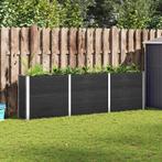 vidaXL Plantenbak verhoogd 300x50x91 cm HKC grijs, Tuin en Terras, Bloembakken en Plantenbakken, 100 cm of meer, Verzenden, Nieuw