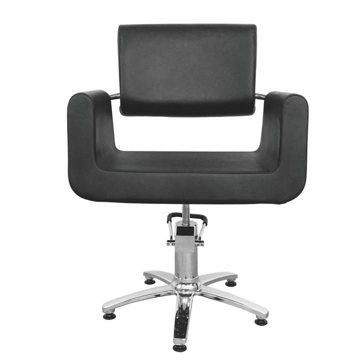 OBB kappersstoel Garonne, Huis en Inrichting, Stoelen, Eén, Zwart, Nieuw, Metaal, Overige materialen, Verzenden